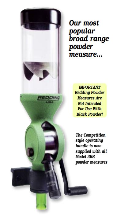 Redding Reloading Match-Grade Model 3BR Powder Measure