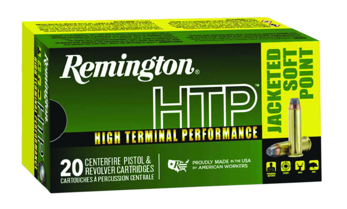 Remington .44 Magnum HTP 240 Grain Jacketed Soft Point Pistol Ammunition