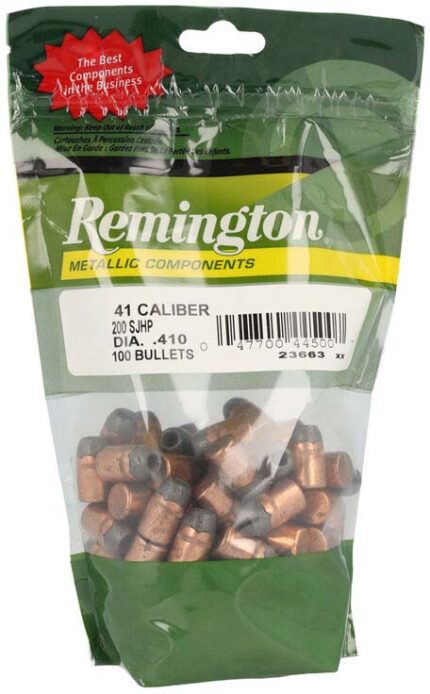 Remington Component Handgun Bullet .41 200 Grain Semi-Jacketed Hollow Point Pistol Bullet