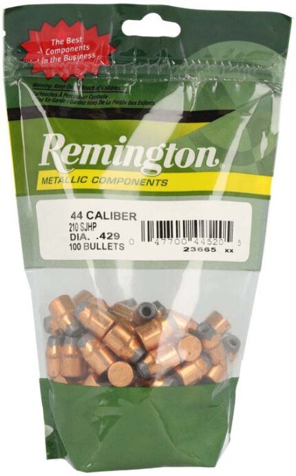 Remington Component Handgun Bullet .44 210 Grain Semi-Jacketed Hollow Point Pistol Bullet