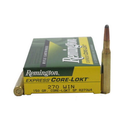 Remington Core-Lokt .270 Winchester 150 Grain Core-Lokt Soft Point Centerfire Rifle Ammunition