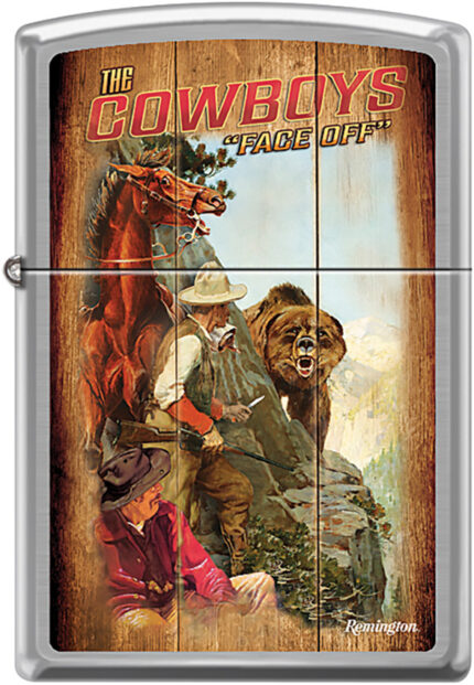 Remington Cowboys Face Off Lighter