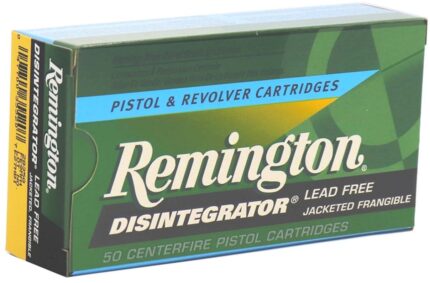 Remington Disintegrator 9mm Luger +P 100 Grain Copper/Tin Frangible Pistol Ammunition