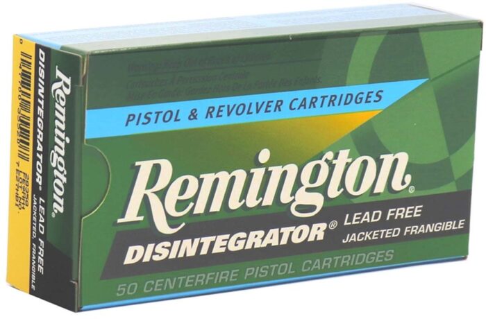 Remington Disintegrator 9mm Luger +P 100 Grain Copper/Tin Frangible Pistol Ammunition
