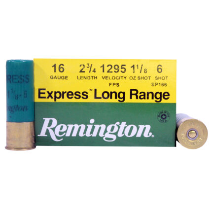 Remington Express Extra Long Range Loads 16 Gauge 1 1/8 oz 2.75in Shotgun Ammunition