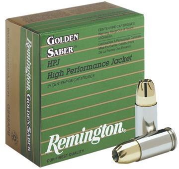 Remington Golden Saber Handgun Ammo .45 ACP 185 gr BJHP