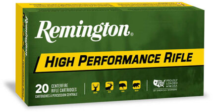 Remington High Performance Rifle .223 55 Grain Pointed Soft Point Centerfire Rifle Ammunition