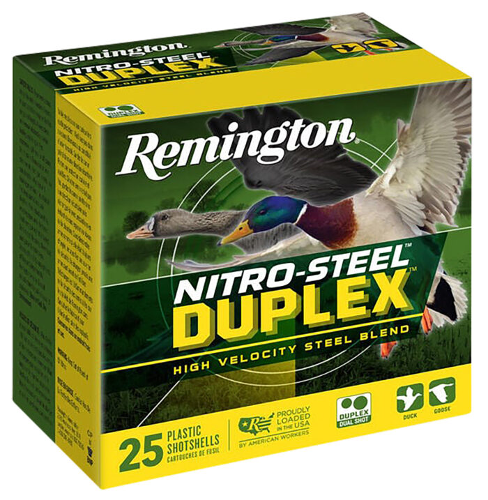 Remington Nitro Steel Duplex 12 Gauge 2x4 3in Shotgun Ammunition
