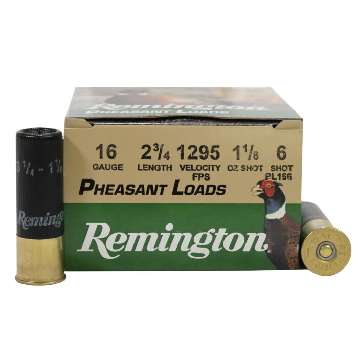 Remington Pheasant Loads 16 Gauge 1 1/8 oz 2.75in Shotgun Ammunition