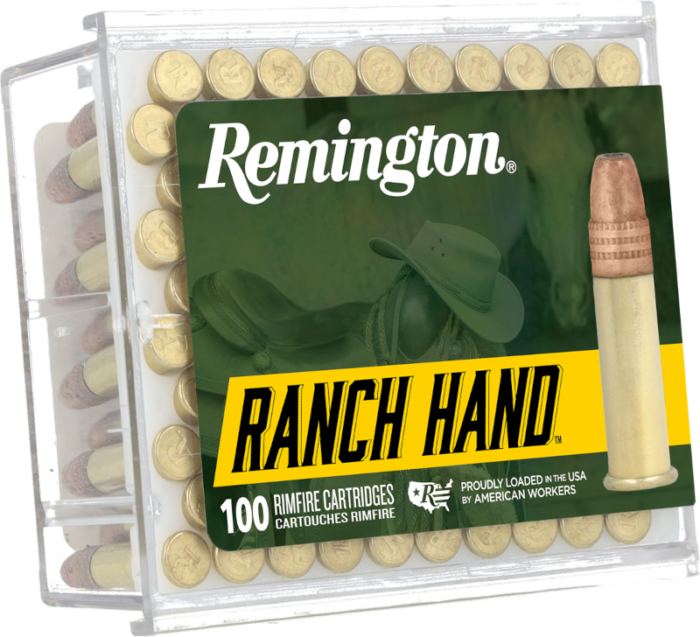 Remington Ranch Hand 22LR 42 Grain 22 Yellow Jacket Plated Hollow Point Cased Rimfire Ammunition