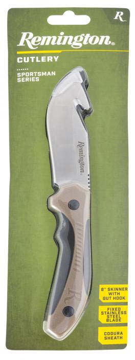 Remington Sportsman 8in Skinner Fixed Blade Knife w/Gut Hook