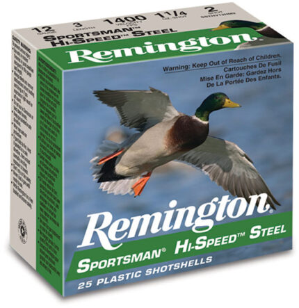 Remington Sportsman Hi-Speed Steel 20 Gauge 3/4 oz 2.75in Shotgun Ammunition