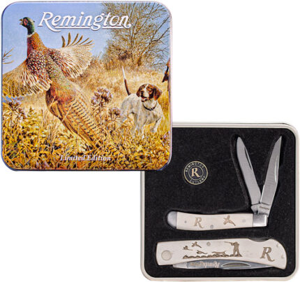 Remington Tin Collector 2-Knives Gift Set Folding Knives