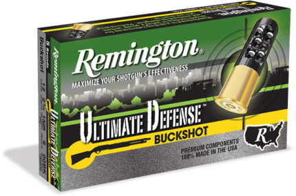 Remington Ultimate Defense Shotshell 12 Gauge 15 Pellet 3in Shotgun Buckshot Ammunition