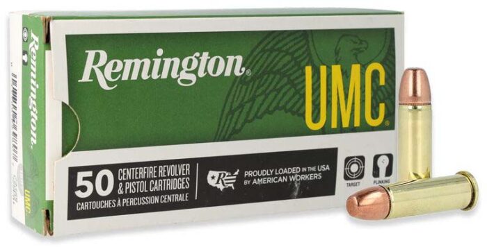 Remington UMC Handgun .38 Special 130 Grain Full Metal Jacket Centerfire Pistol Ammunition