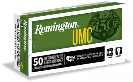 Remington UMC Handgun .4 S&W 18 Grain Flat Nose Enclosed Base Centerfire Pistol Ammunition