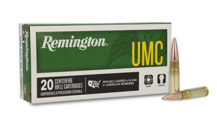 Remington UMC Rifle .300 AAC Blackout 220 Grain Open Tip Flat Base Centerfire Rifle Ammunition