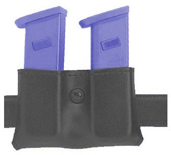 Safariland 079 Concealment Magazine Holder, Snap-On, Double - Basket Black, Ambidextrous 079-83-8
