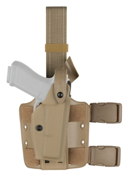 Safariland 6004 SLS Tactical Holster - STX FDE Brown, Left Hand 6004-3770-552