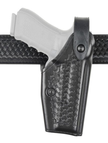 Safariland 6280 Level II Retention, Mid-Ride Holster - Basket Black, Right Hand 6280-61-81