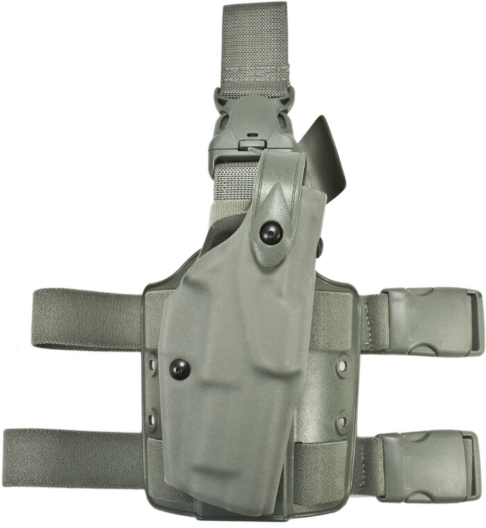 Safariland 6305 ALS Tactical Holster w/ Quick Release Leg Harness - STX Foliage Green, Left Hand 6305-278-542