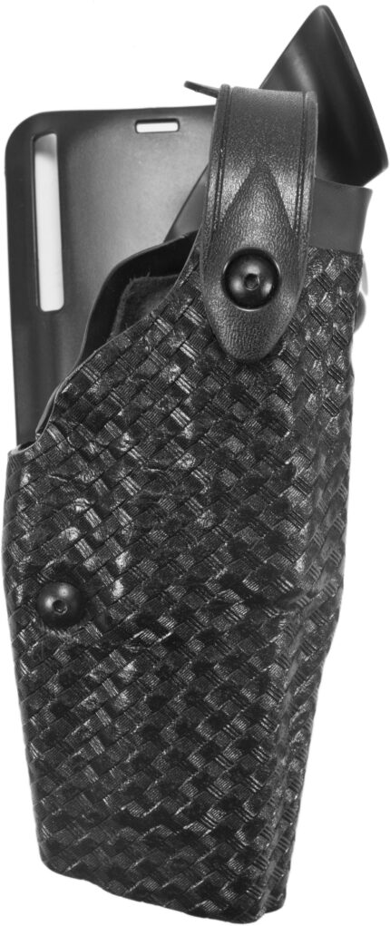 Safariland 6365 ALS SLS Level III Low Ride Duty Holster, Basketweave & Hi Gloss Finish