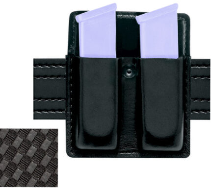Safariland 75 Double Mag Pouch Without Flaps - STX Basket Weave, Ambidextrous 75-83-48