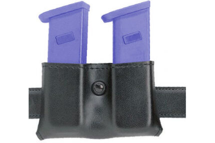 Safariland Concealment Magazine Holder, Snap-On, Double - STX Basket Weave Black 079-383-48