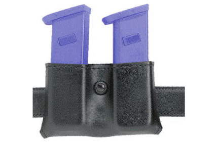 Safariland Concealment Magazine Holder, Snap-On, Double - STX Plain Black 079-89-41