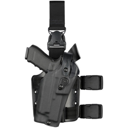 Safariland Model 6305RDS ALS/SLS Drop Leg Holster, Sig Sauer P320 9mm/.40 Full Size w/ITI M3/Streamlight TLR1/SF X300/X300U, RH