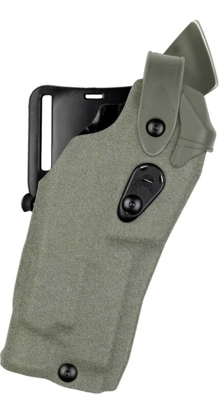 Safariland Model 6360 Als/sls Mid-ride, Level Iii Retention Duty Holster For Glock 19 W/ Light