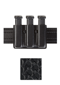 Safariland Model 775 Slim Triple Pistol Magazine Pouch, Open Top, B/W, Glock