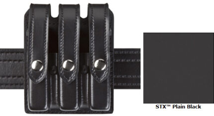 Safariland Model 777 Slim Triple Pistol Magazine Pouch w/Flap STX Glock 17