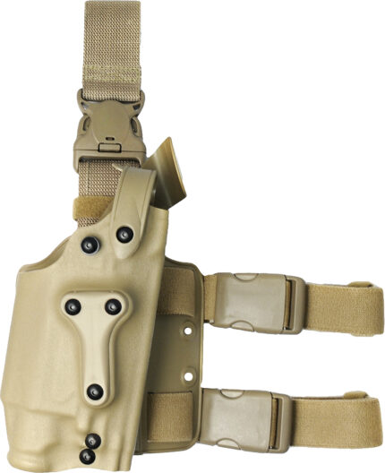 Safariland SLS Military Tactical Holster - STX FDE Brown Brown, Right Hand 6035-7312-551