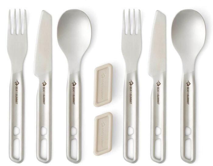 Sea to Summit Detour Stainless Steel Cutlery Set, 2P, 6 Piece