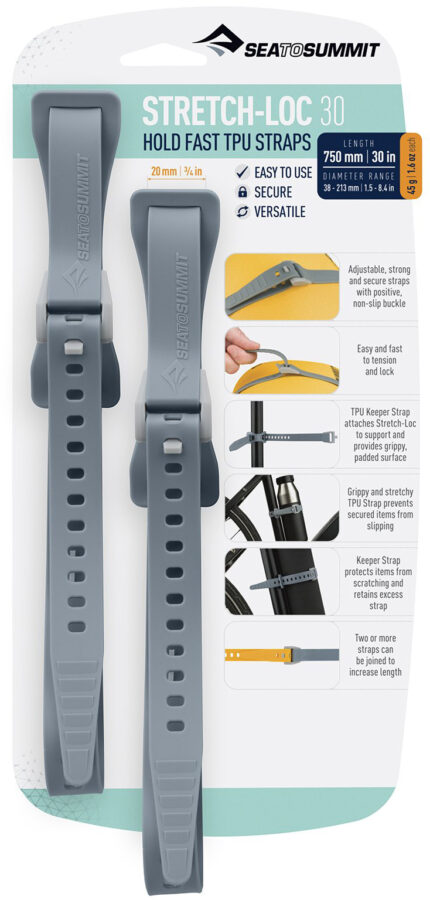 Sea to Summit Stretch-Loc TPU Straps 30, 2 Pack