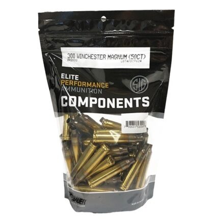 SIG SAUER .300 Winchester Magnum Non-Primed Rifle Brass