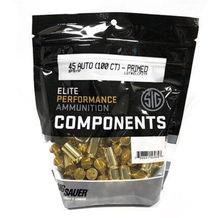 SIG SAUER .45 ACP Non-Primed Pistol Brass
