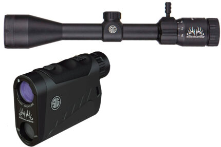 SIG SAUER Buckmaster 1500 Laser Rangefinder 4-16x44mm Riflescope Combo Set