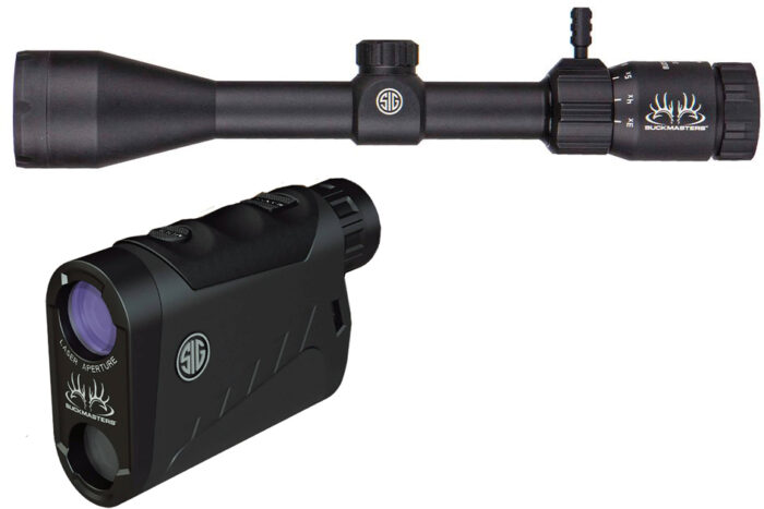 SIG SAUER Buckmaster 1500 Laser Rangefinder 4-16x44mm Riflescope Combo Set