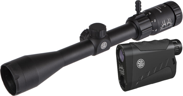 SIG SAUER Buckmasters 1500 Laser Rangefinder & 3-9x40mm Scope Combo