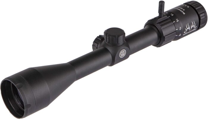 SIG SAUER Buckmasters 3-12x44mm Rifle Scope 1in Tube Second Focal Plane