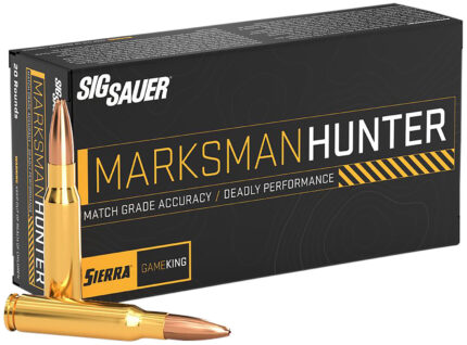 SIG SAUER Marksman Hunter .243 Winchester 85 Grain Sierra Gameking Brass Cased Centerfire Rifle Ammunition