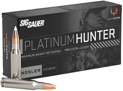 SIG SAUER Platinum Hunter .30-06 Springfield 180 Grain Nosler Accubond Brass Cased Centerfire Rifle Ammunition