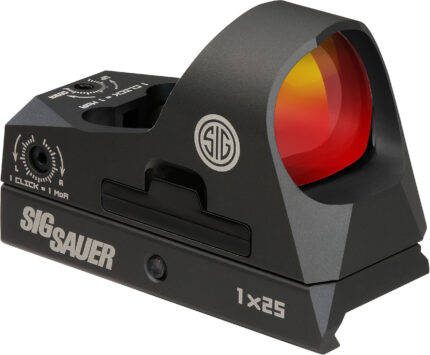 SIG SAUER Romeo3 Mini Reflex Sight w/Riser, 1x25mm, 3 MOA Red Dot Reticle