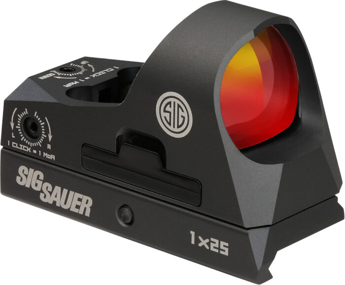 SIG SAUER Romeo3 Mini Reflex Sight w/Riser, 1x25mm, 3 MOA Red Dot Reticle