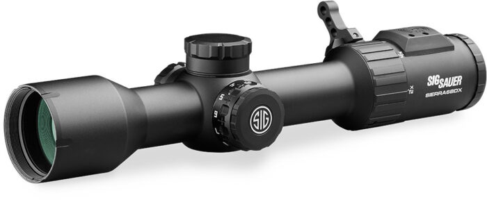 SIG SAUER Sierra6BDX 2-12x40mm Rifle Scope 30mm Tube, Second Focal Plane