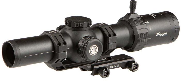SIG SAUER TANGO-MSR LPVO 1-10x28mm Rifle Scope, 34mm Tube, Second Focal Plane (SFP)