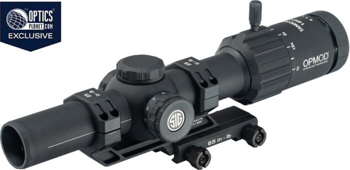Sig Sauer Tango MSR LPVO 1-6x24mm, 30mm Tube, Rifle Scope, Second Focal Plane