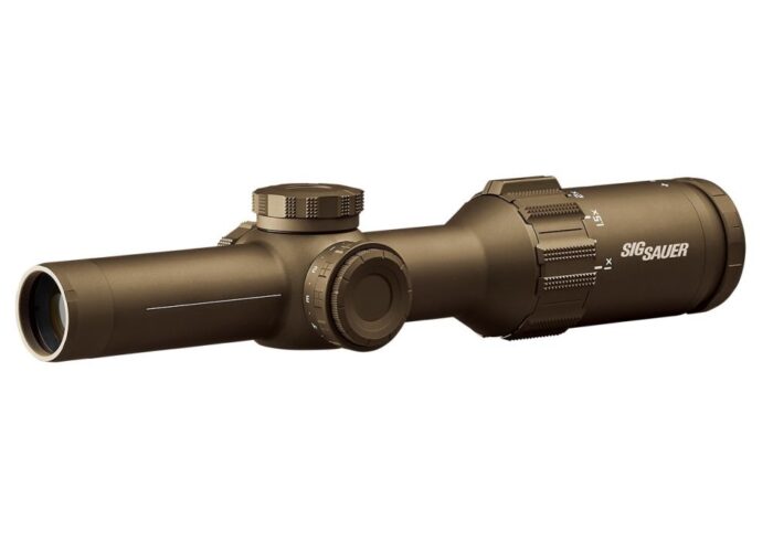 SIG SAUER TANGO6T 1-6x24mm Rifle Scope, 30mm Tube, First Focal Plane (FFP)